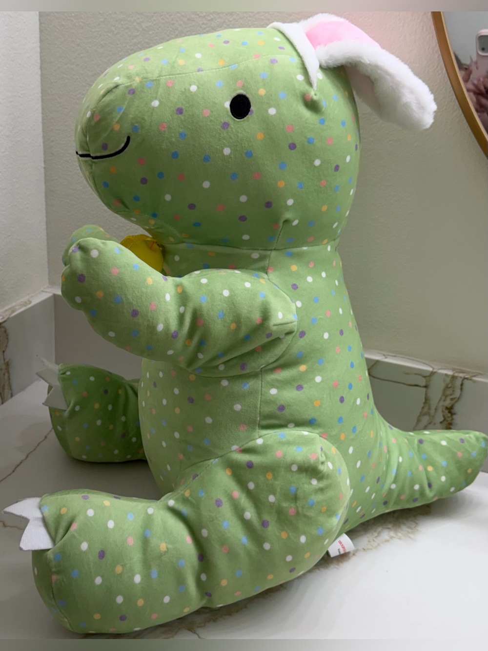 Large Huggable Plush Dinosaur - Soft Pet Companion